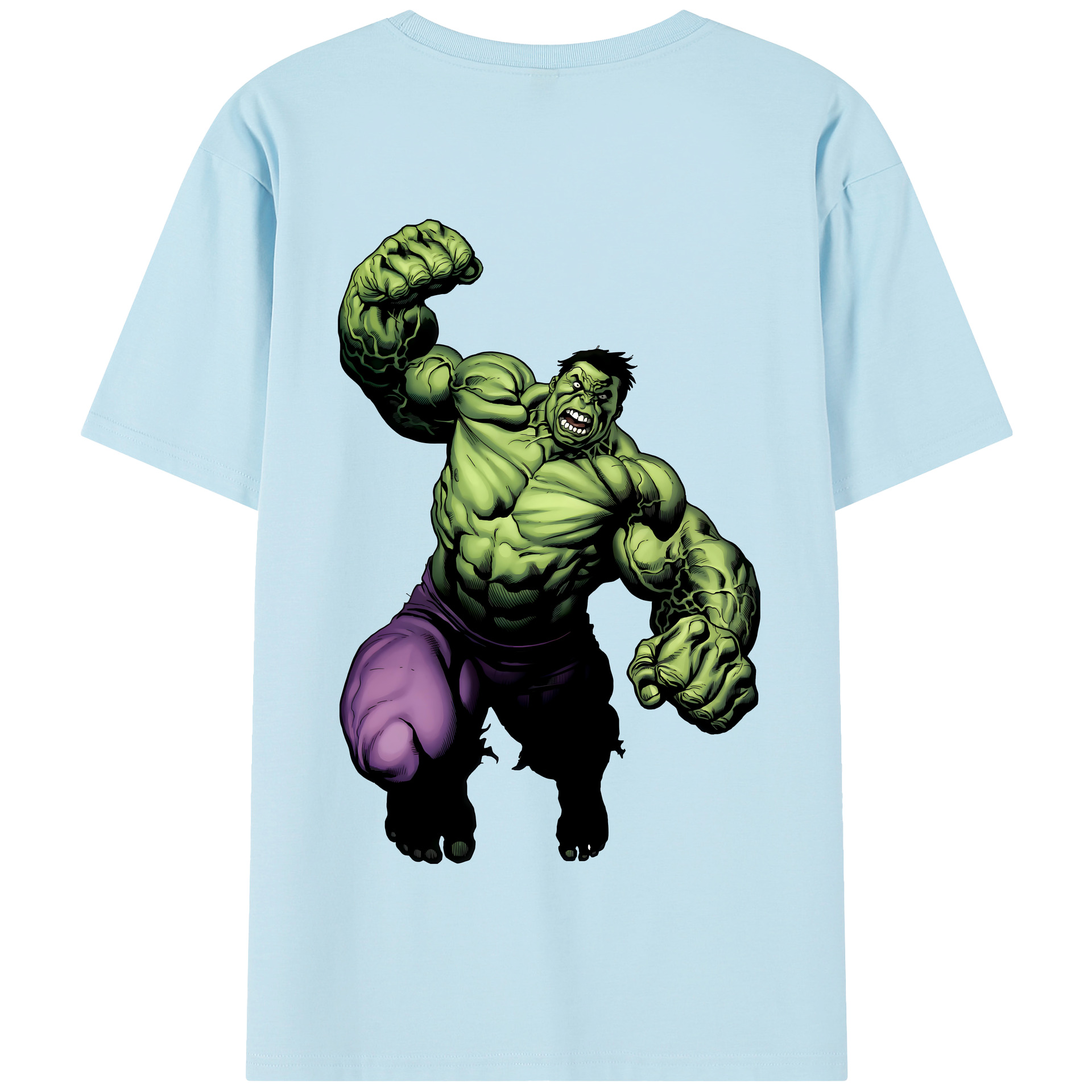 （画像用） アベンジャーズ The Avengers 綿100％半袖Tシャツ（背面プリント）